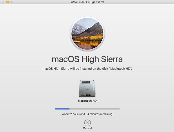 My mac has stalled during software update download